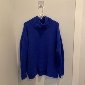 Vintage royal blue oversized sweater